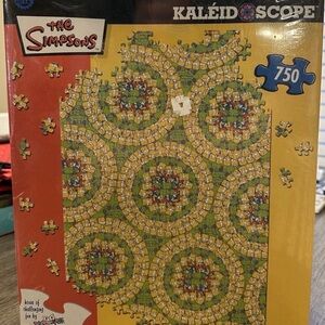 The Simpsons Danawares Kaleidoscope Jigsaw Puzzle 750pcs Brand New Sealed